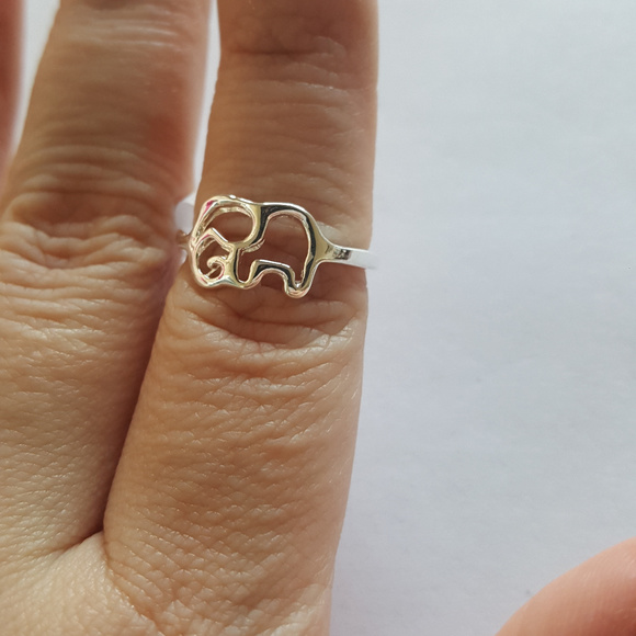 Silver Elephant Ring - Picture 6 of 6